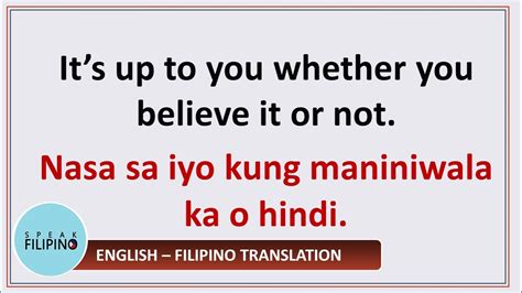 scatter meaning in tagalog sentence